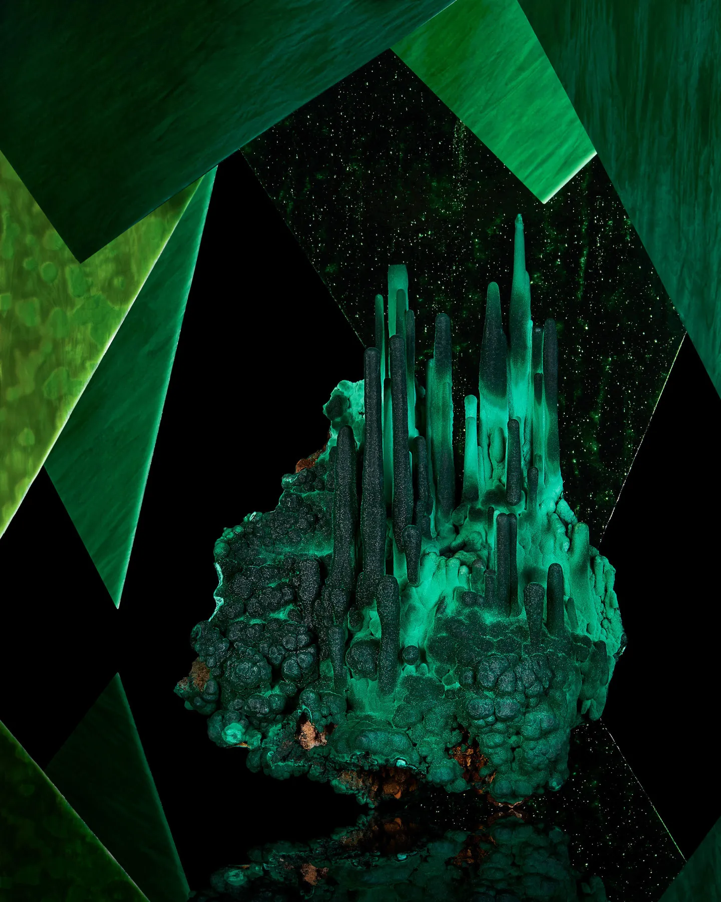 Malachite Stalactite - image 2