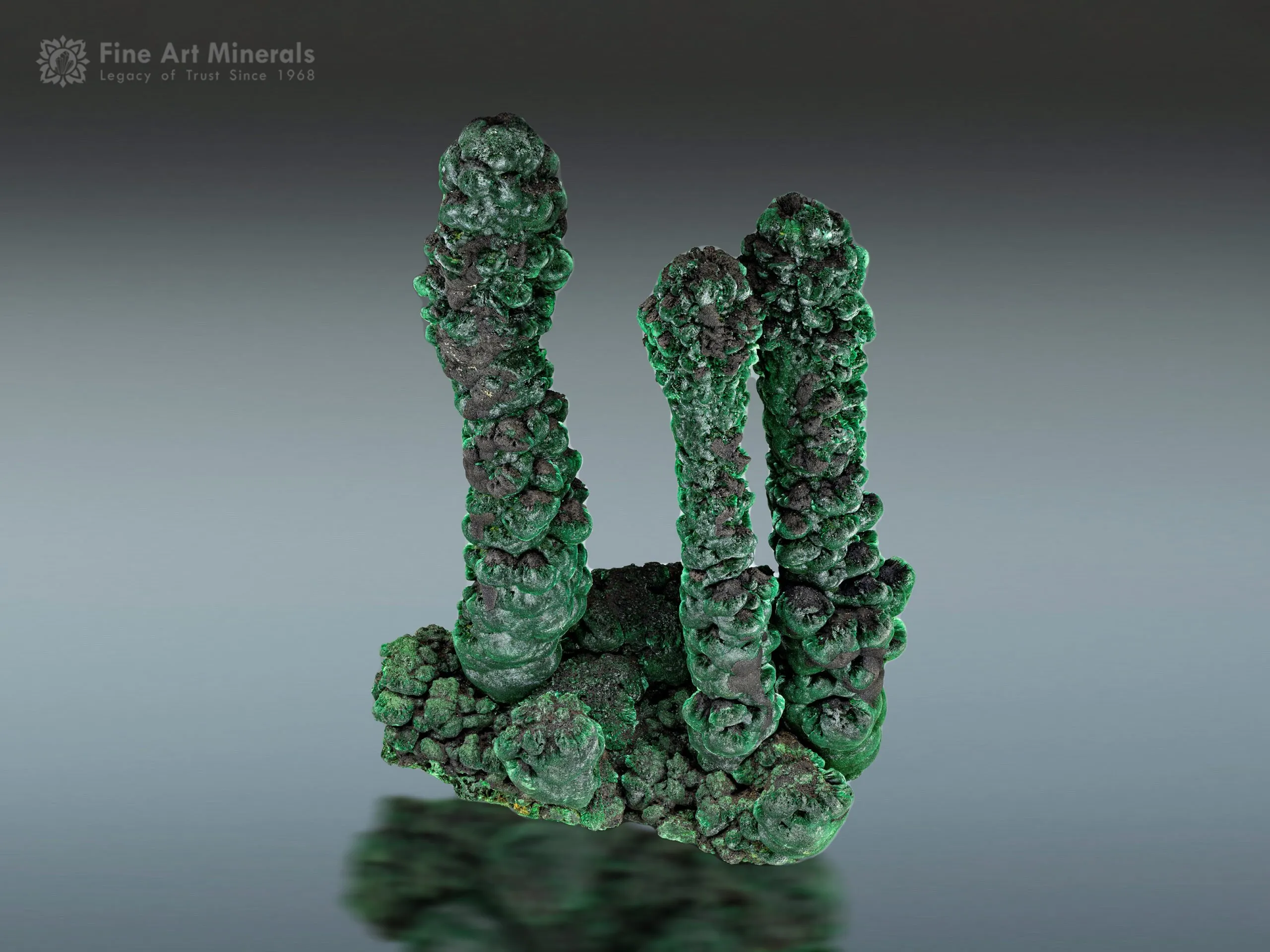 Malachite Stalactite Specimen from Congo - image 1
