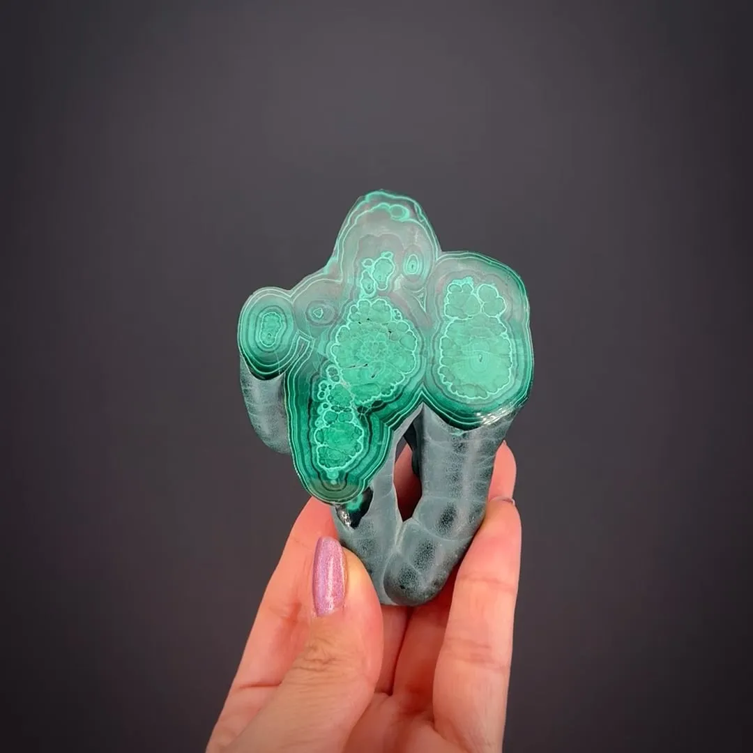 Malachite stalactites (circa late 1800s) - image 1