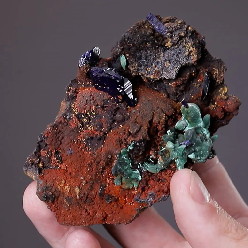 Malachite with Azurite - image 2