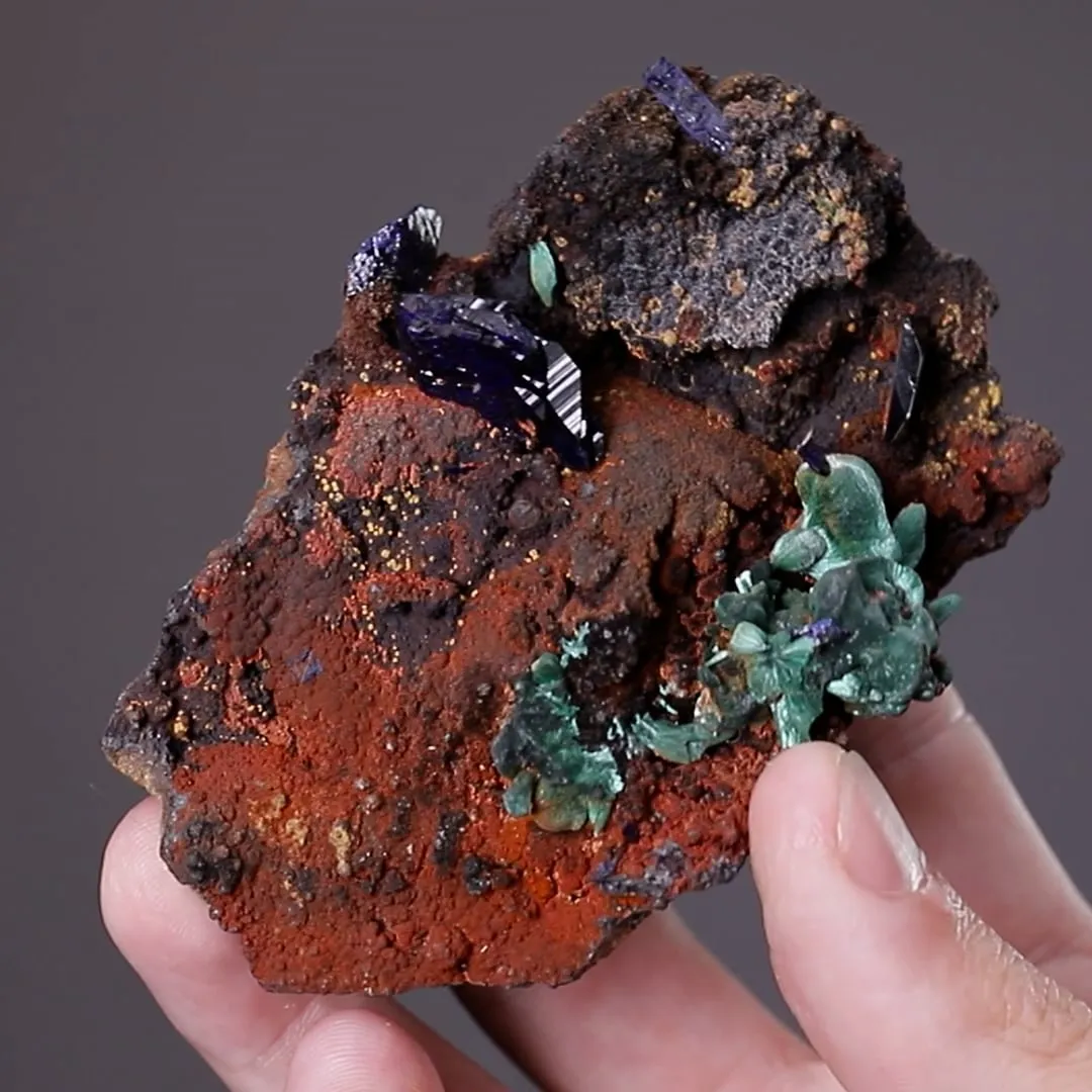 Malachite with Azurite - image 2