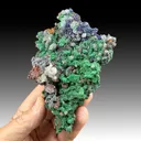 Malachite with Azurite, Calcite - image 1