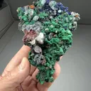 Malachite with Azurite, Calcite - image 2