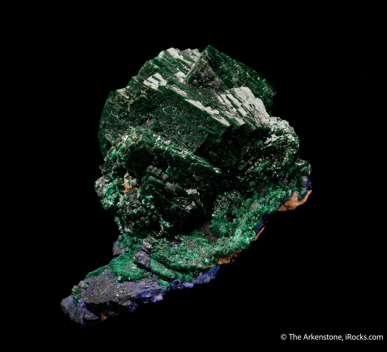 Malachite with Azurite - image 4