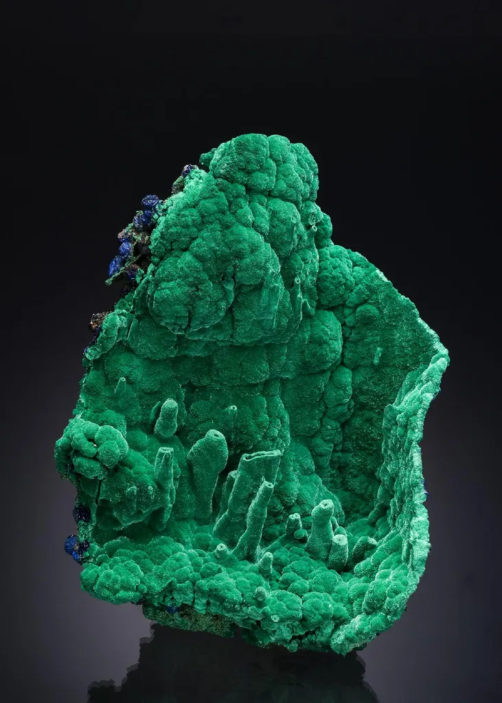 Malachite with Azurite