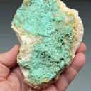 Malachite with Barite - image 2