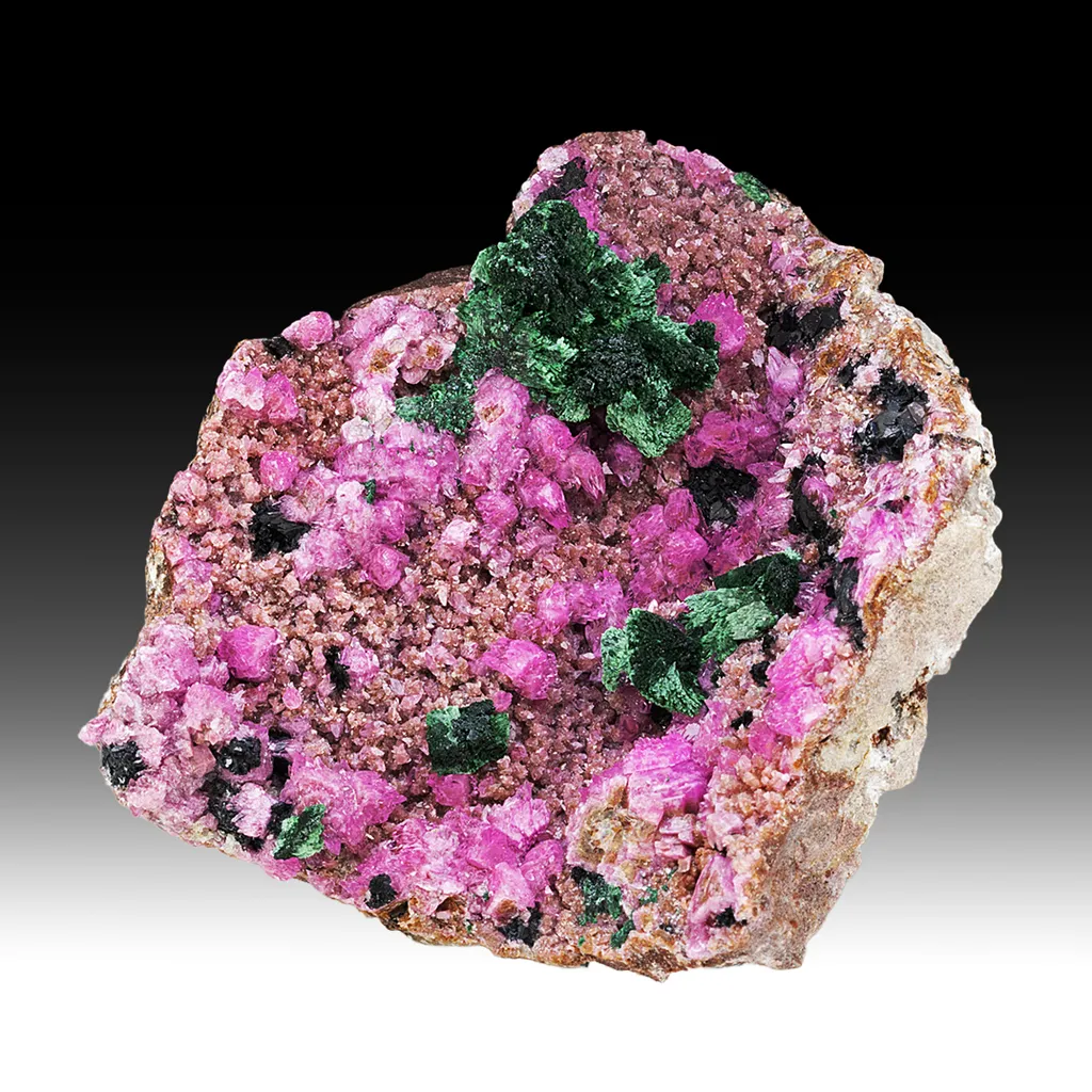 Malachite with Calcite image
