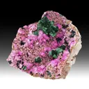 Malachite with Calcite - image 1