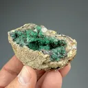 Malachite with Calcite - image 2