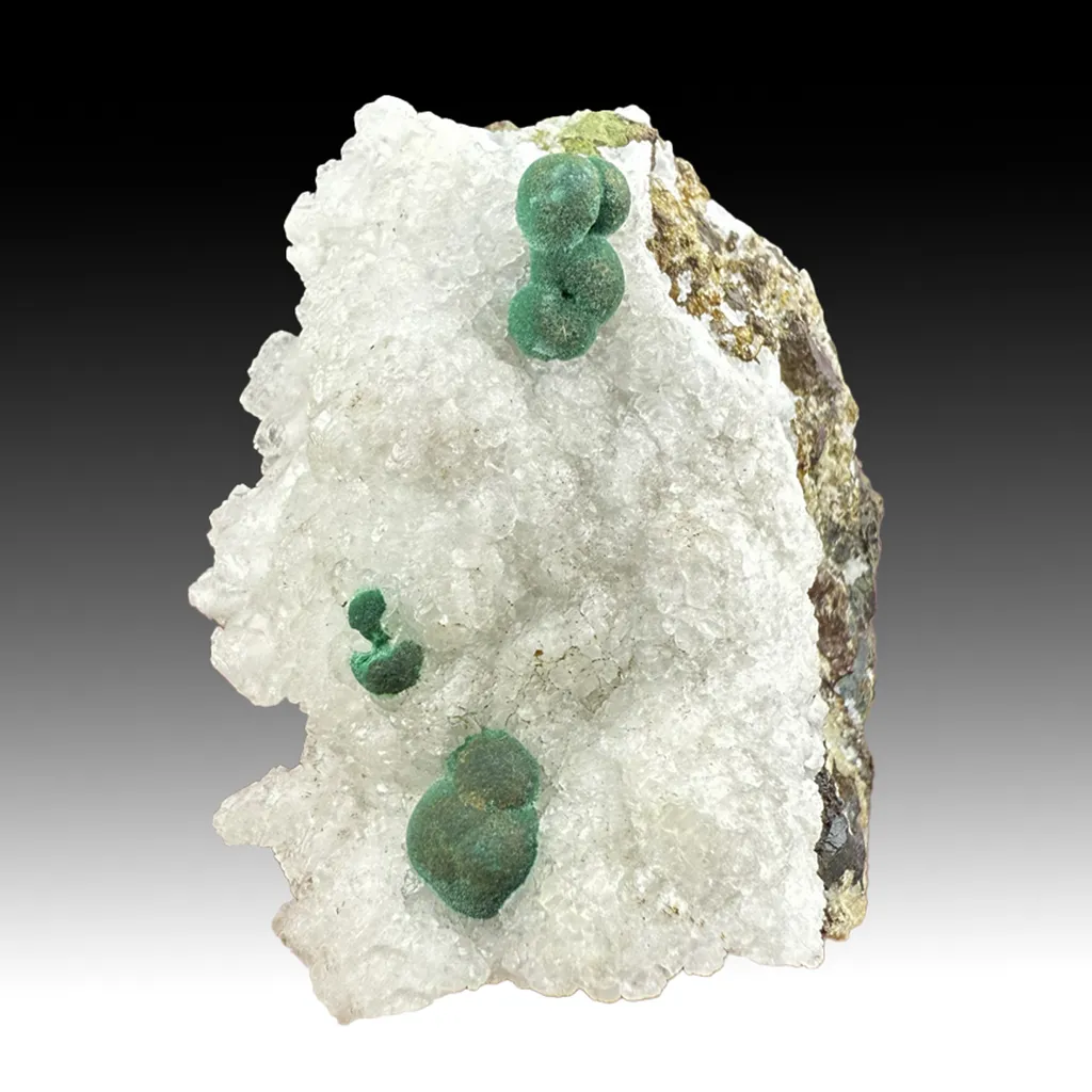 Malachite with Calcite image