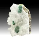 Malachite with Calcite - image 1