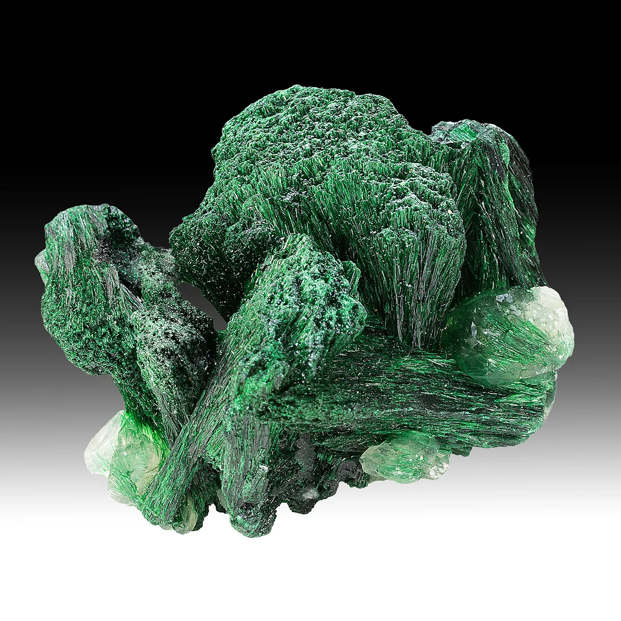 Malachite with Calcite - image 1