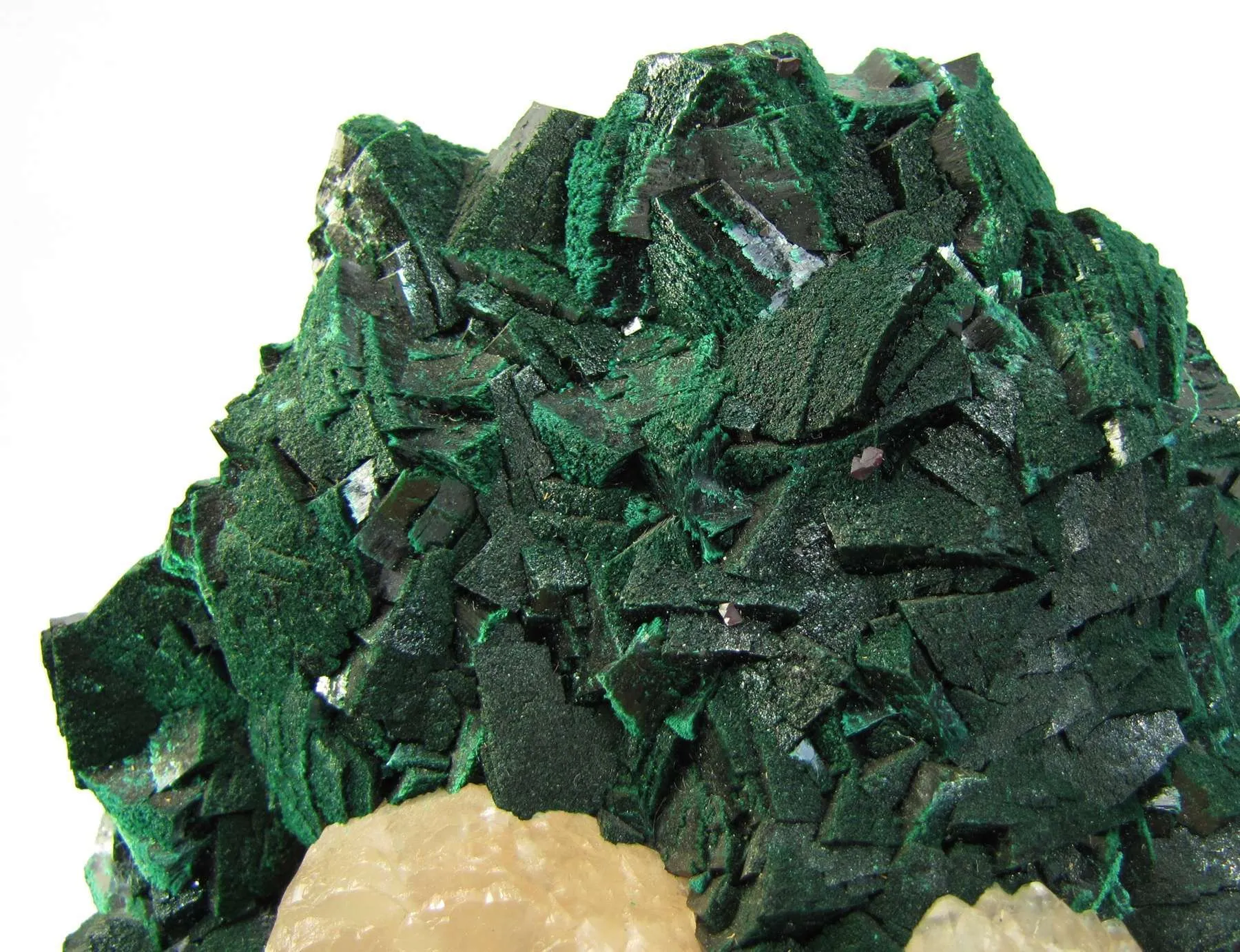 Malachite With Calcite - image 2