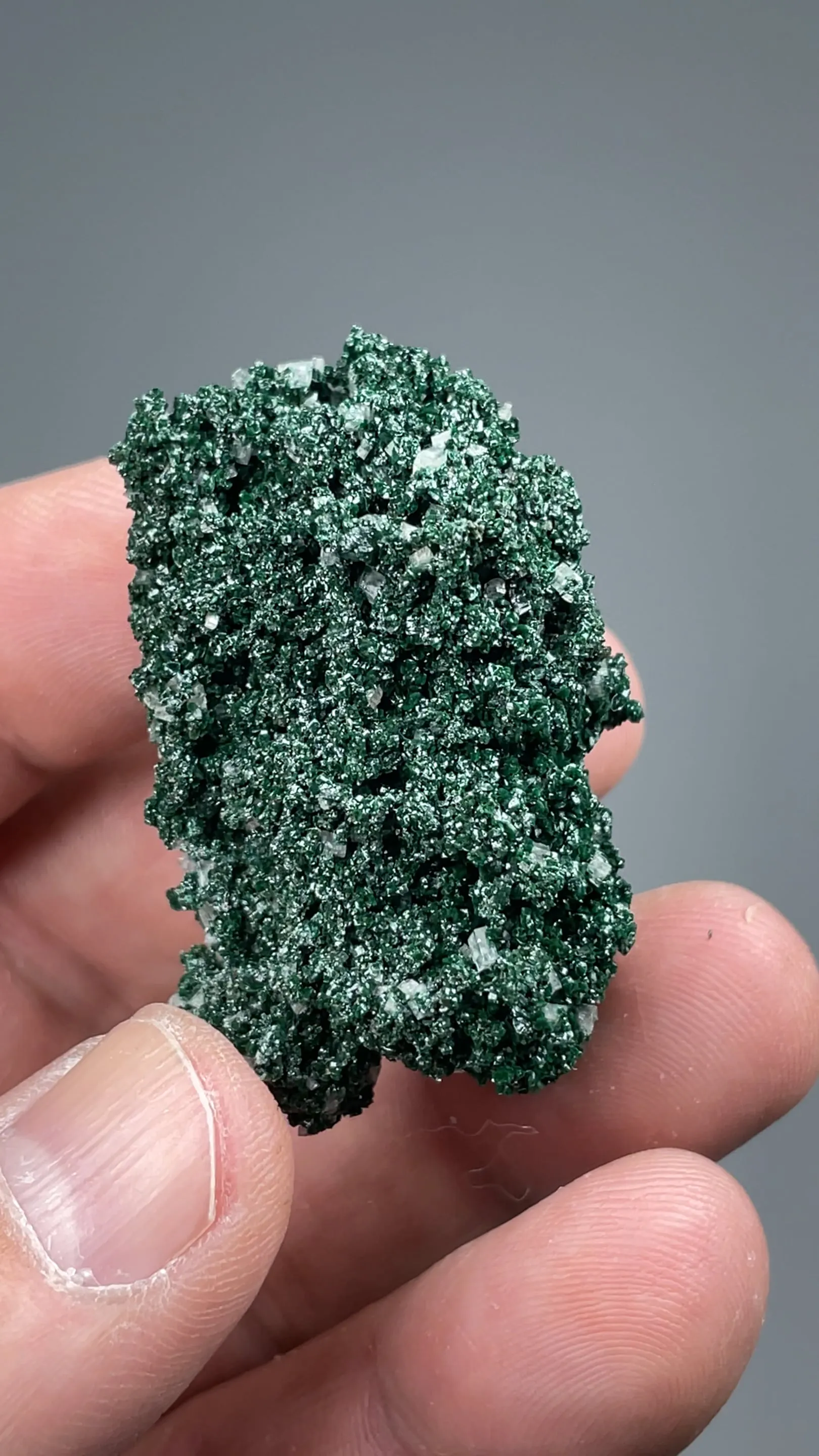 Malachite with Calcite - image 2