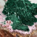 Malachite with Calcite - image 2