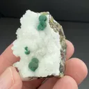Malachite with Calcite - image 2
