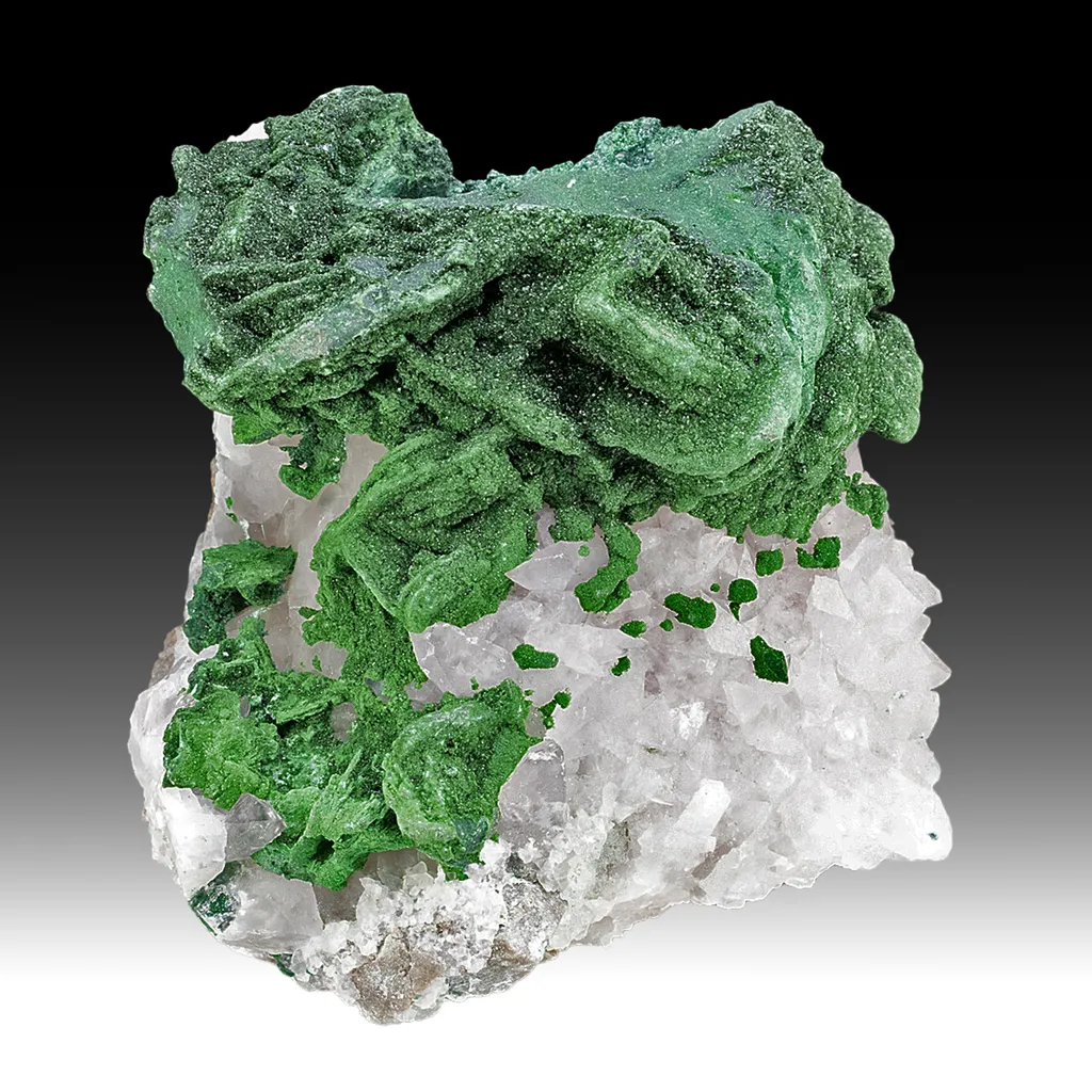 Malachite with Calcite image