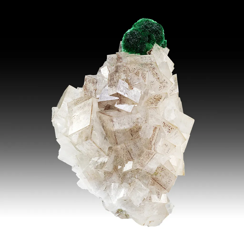 Malachite with Calcite image