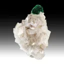 Malachite with Calcite - image 1