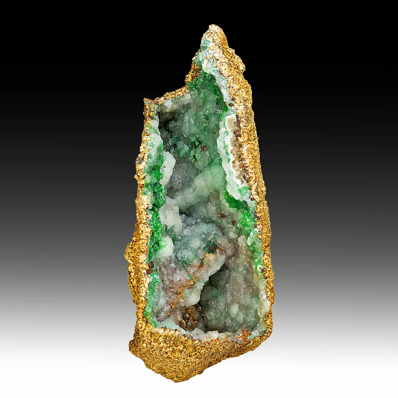 Malachite with Calcite - image 1
