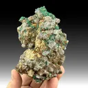 Malachite with Calcite, Dolomite - image 1