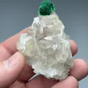 Malachite with Calcite - image 2