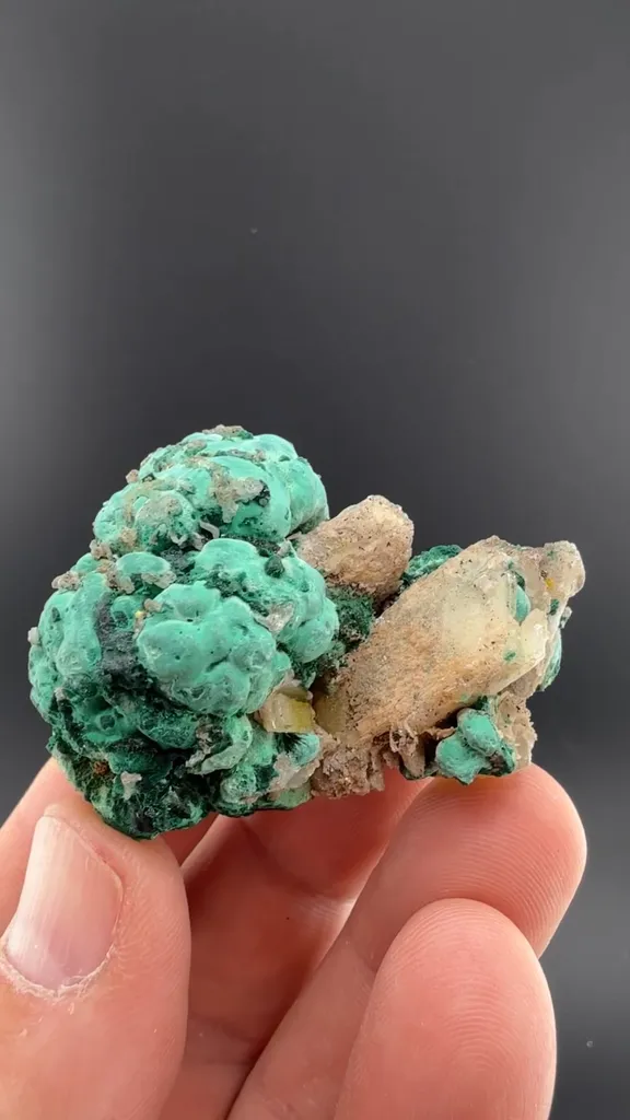 Malachite with Cerussite, Pyromorphite - image 2