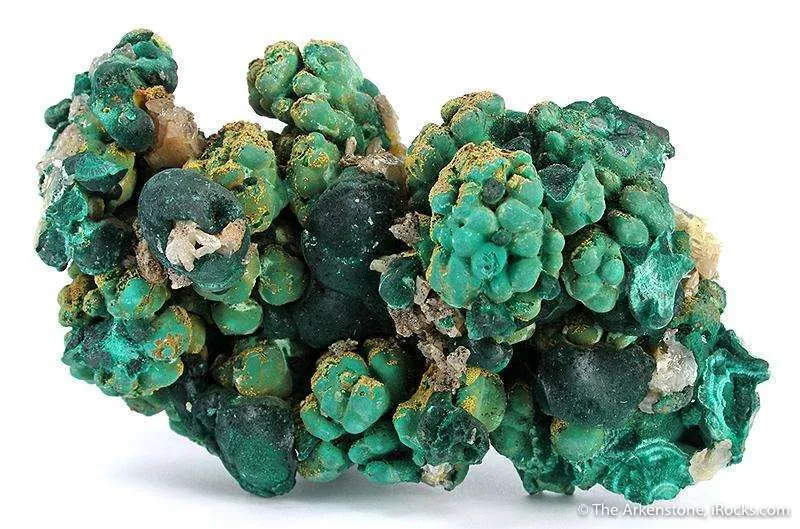 Malachite With Cerussite, Pyromorphite image