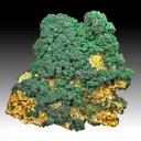 Malachite with Chalcopyrite, Dolomite - image 1