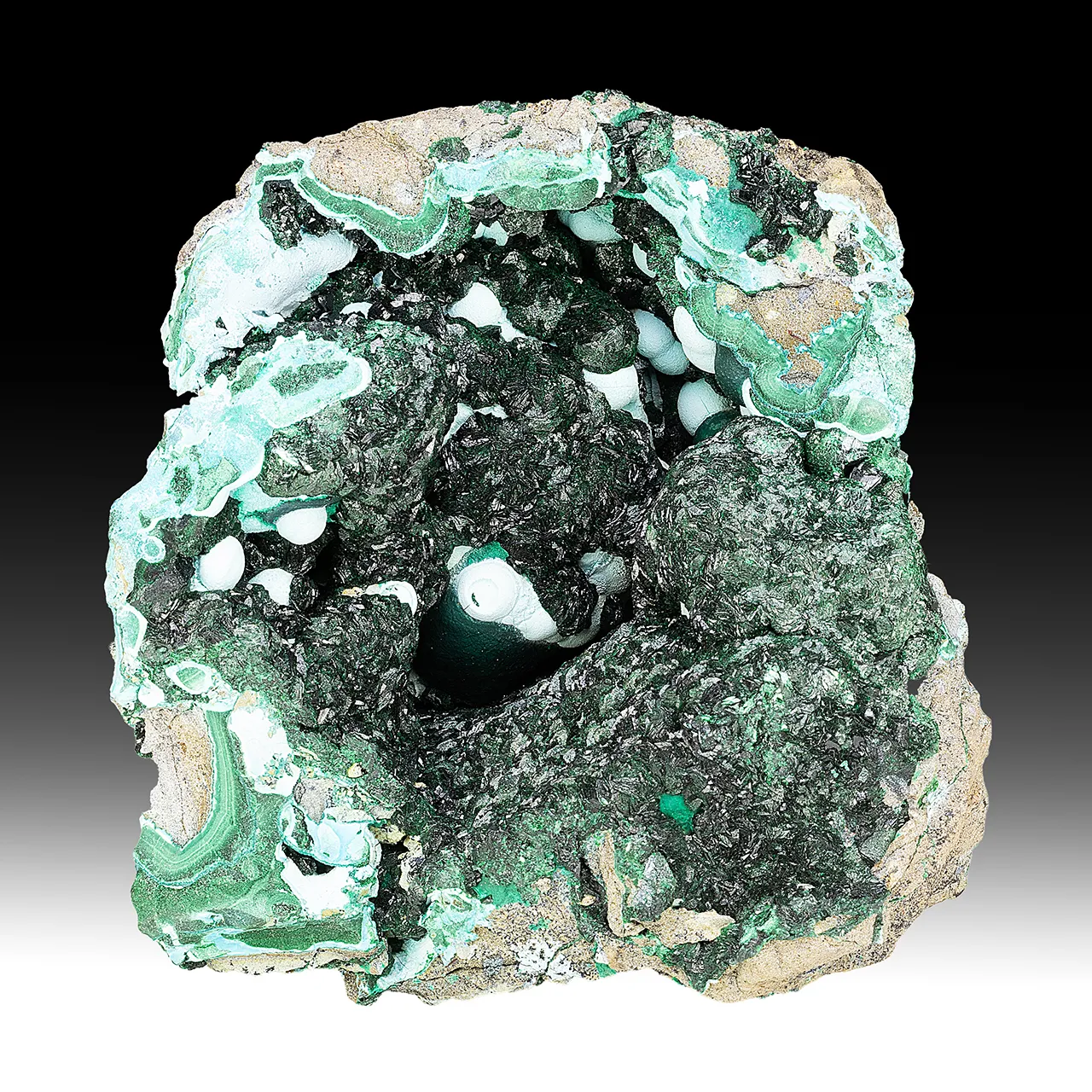 Malachite with Chrysocolla - image 1