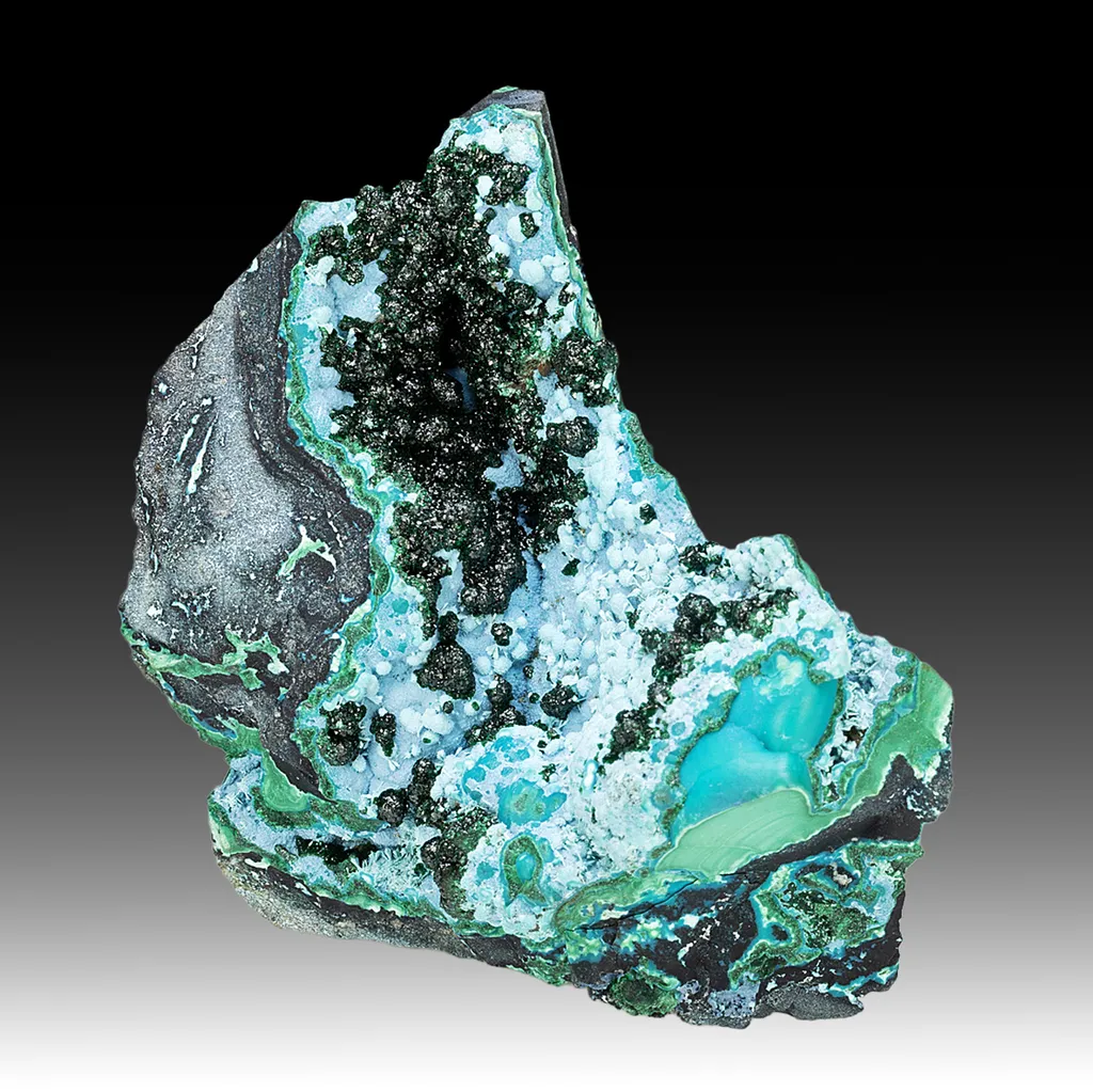Malachite with Chrysocolla image