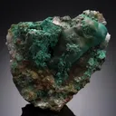 Malachite with Chrysocolla on Quartz - image 1