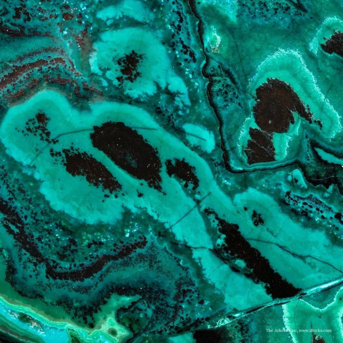 Malachite With Chrysocolla (Polished) - image 7