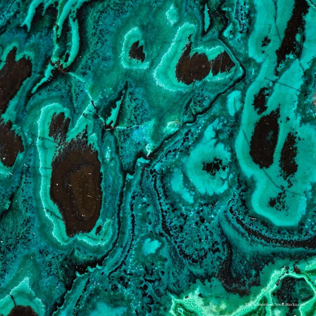 Malachite With Chrysocolla (Polished) - image 3