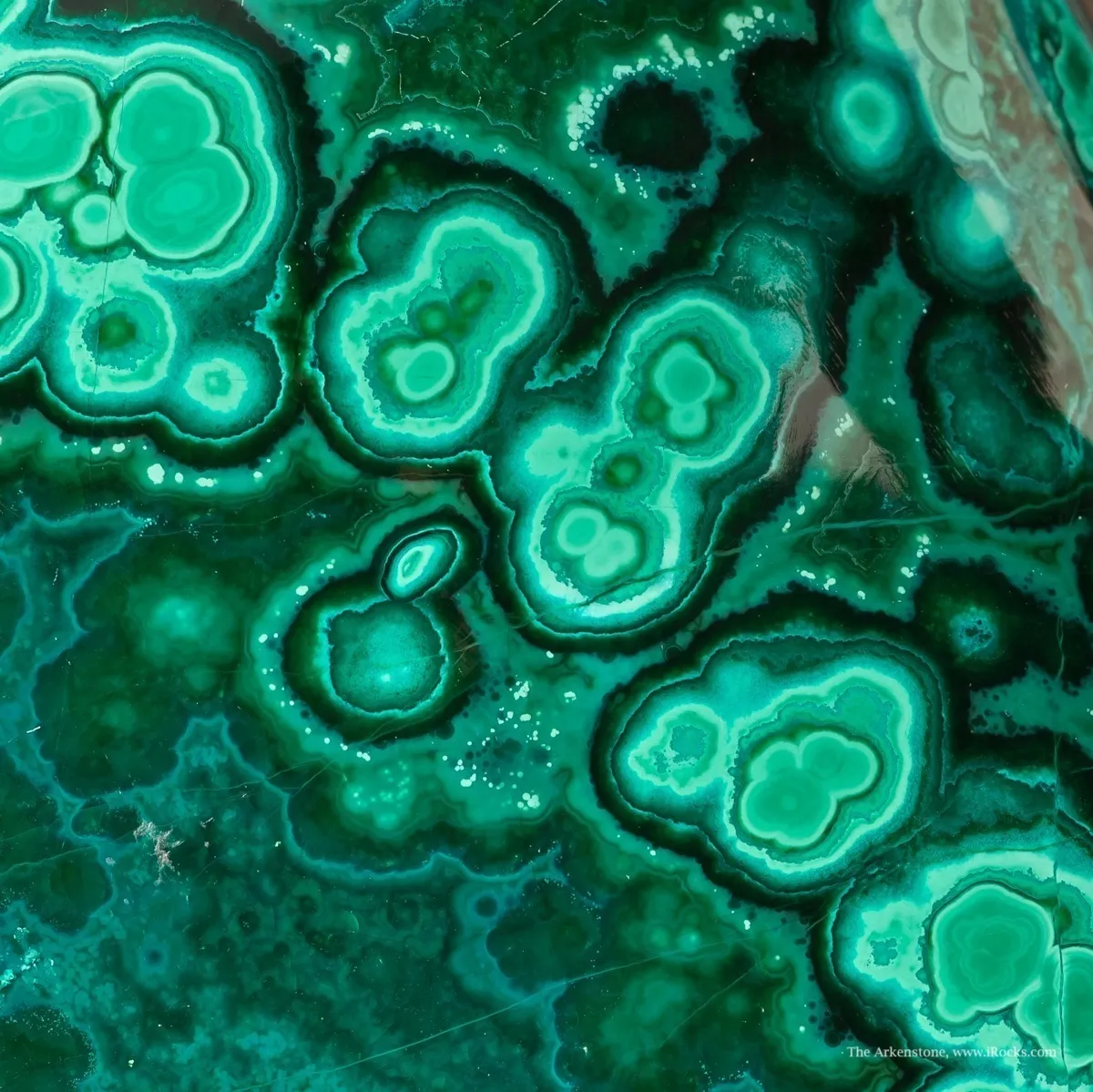 Malachite With Chrysocolla (Polished) - image 4