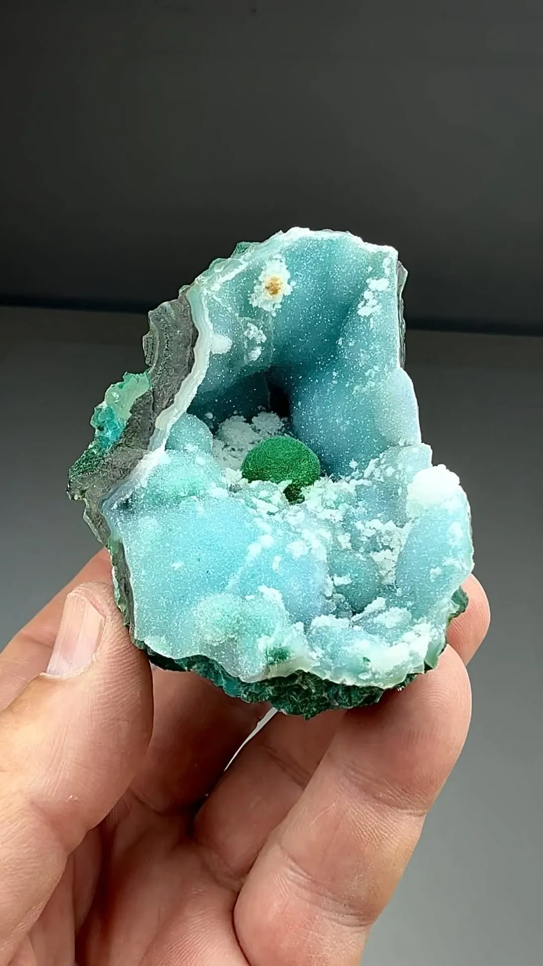 Malachite with Chrysocolla, Quartz (2203) - image 2