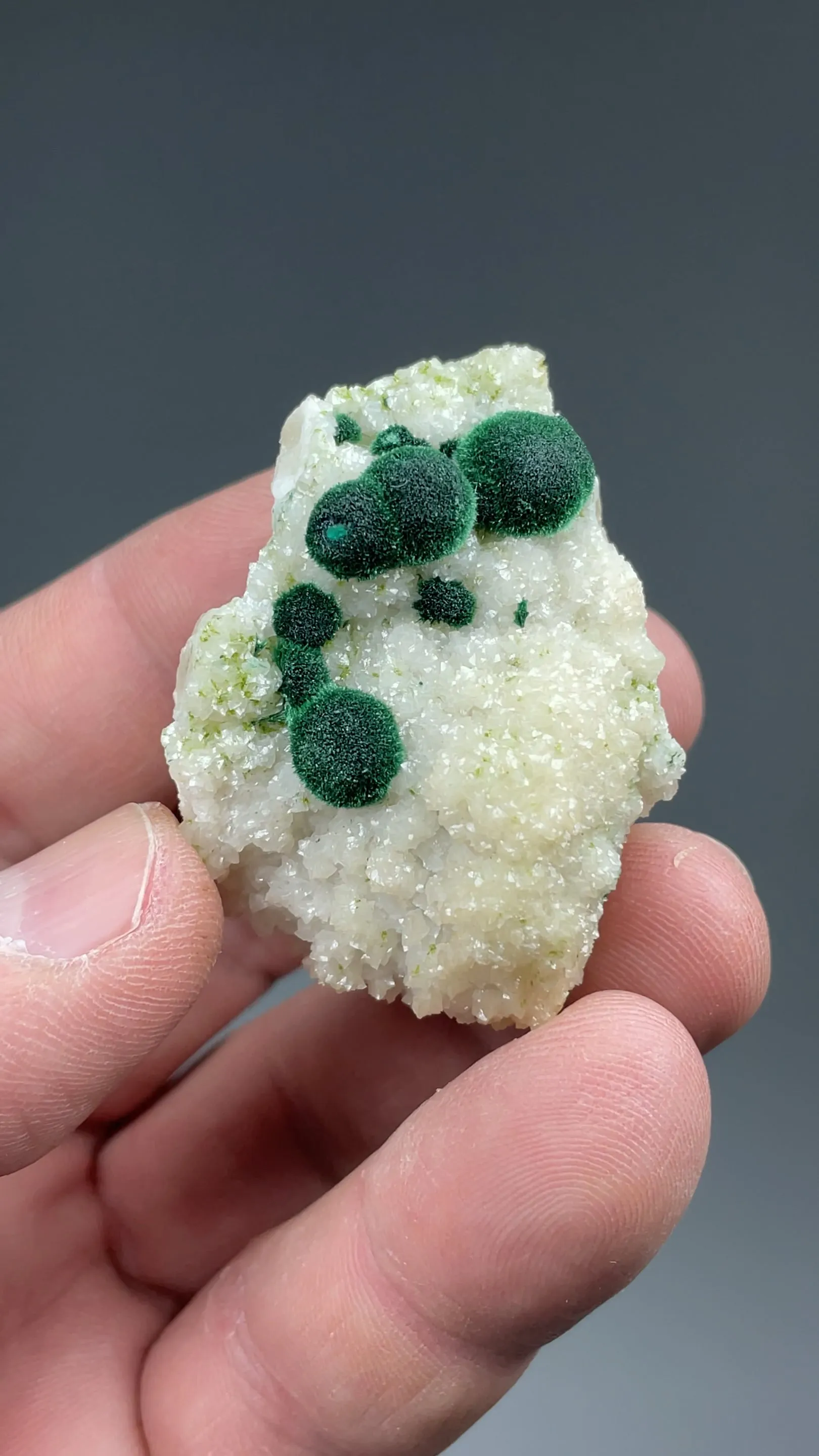 Malachite with Dolomite, Duftite - image 2