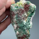 Malachite with Dolomite, Quartz - image 2