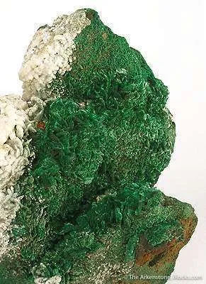 Malachite With Hyalite Opal - image 2