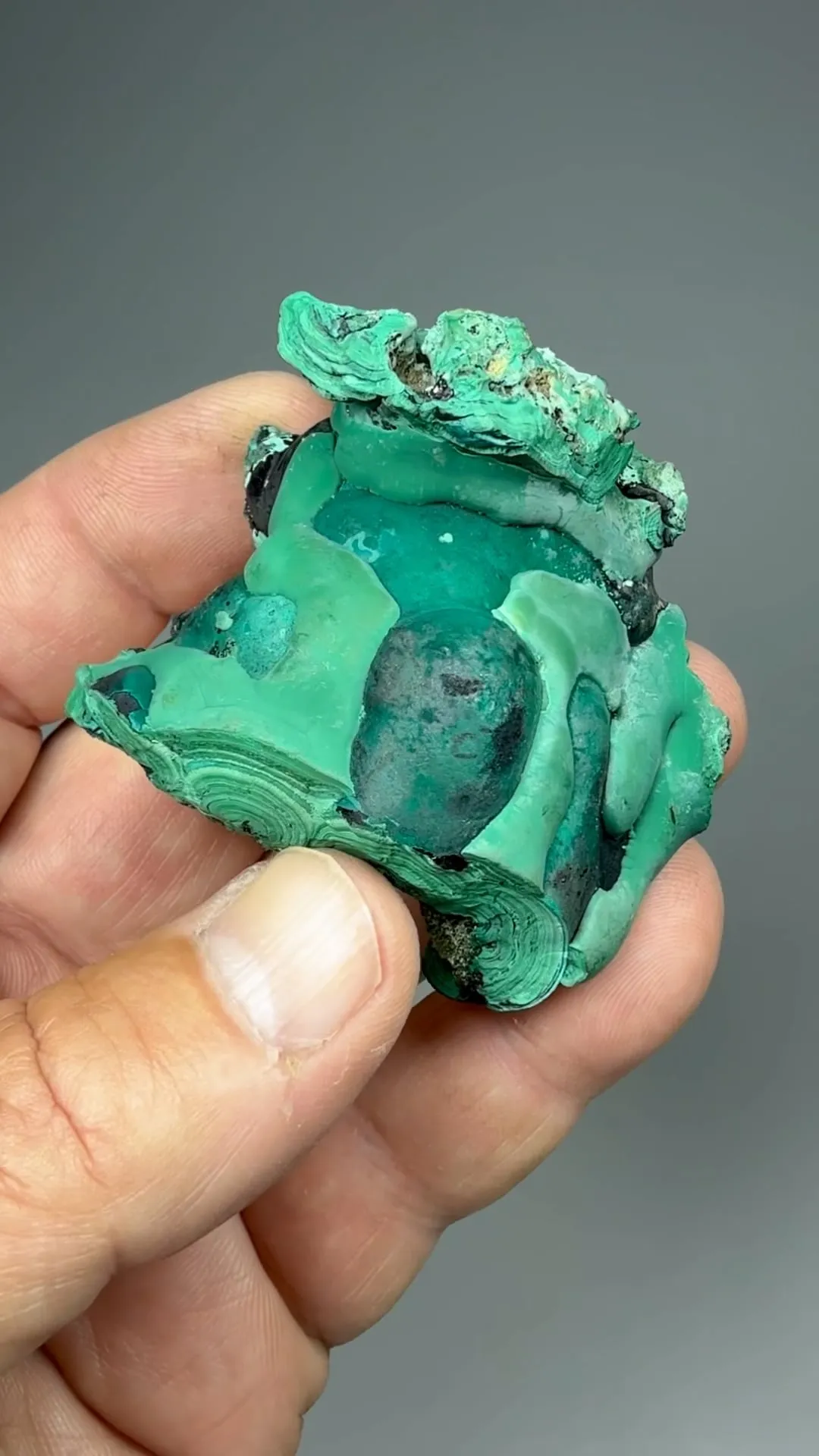 Malachite with Pseudomalachite - image 2