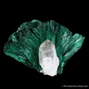 Malachite with Quartz - image 1