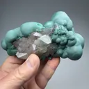 Malachite with Quartz - image 2