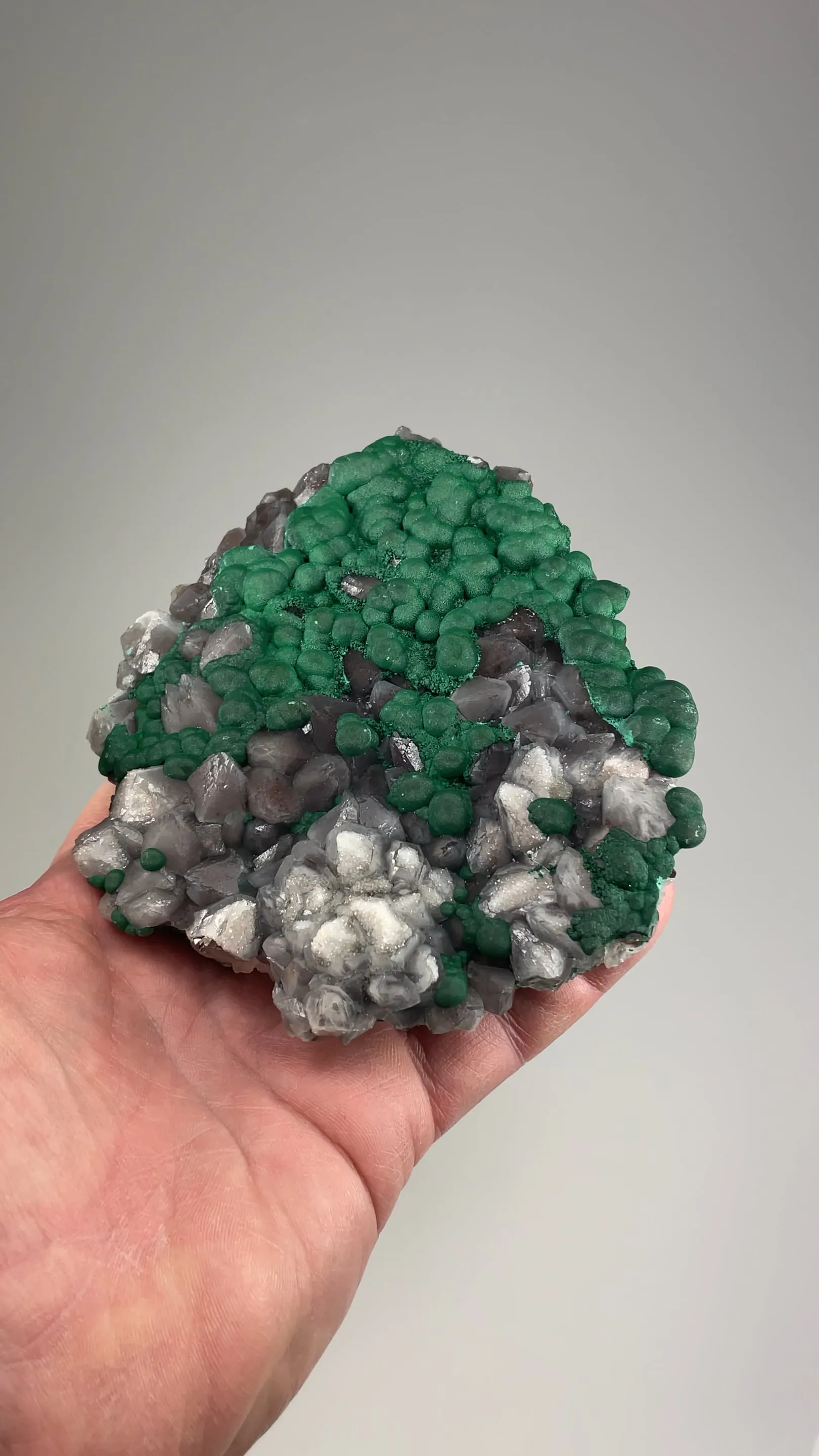 Malachite with Quartz - image 2