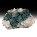 Malachite with Quartz - image 1