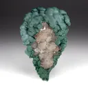 Malachite with Quartz - image 1