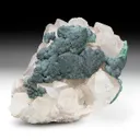Malachite with Quartz - image 1