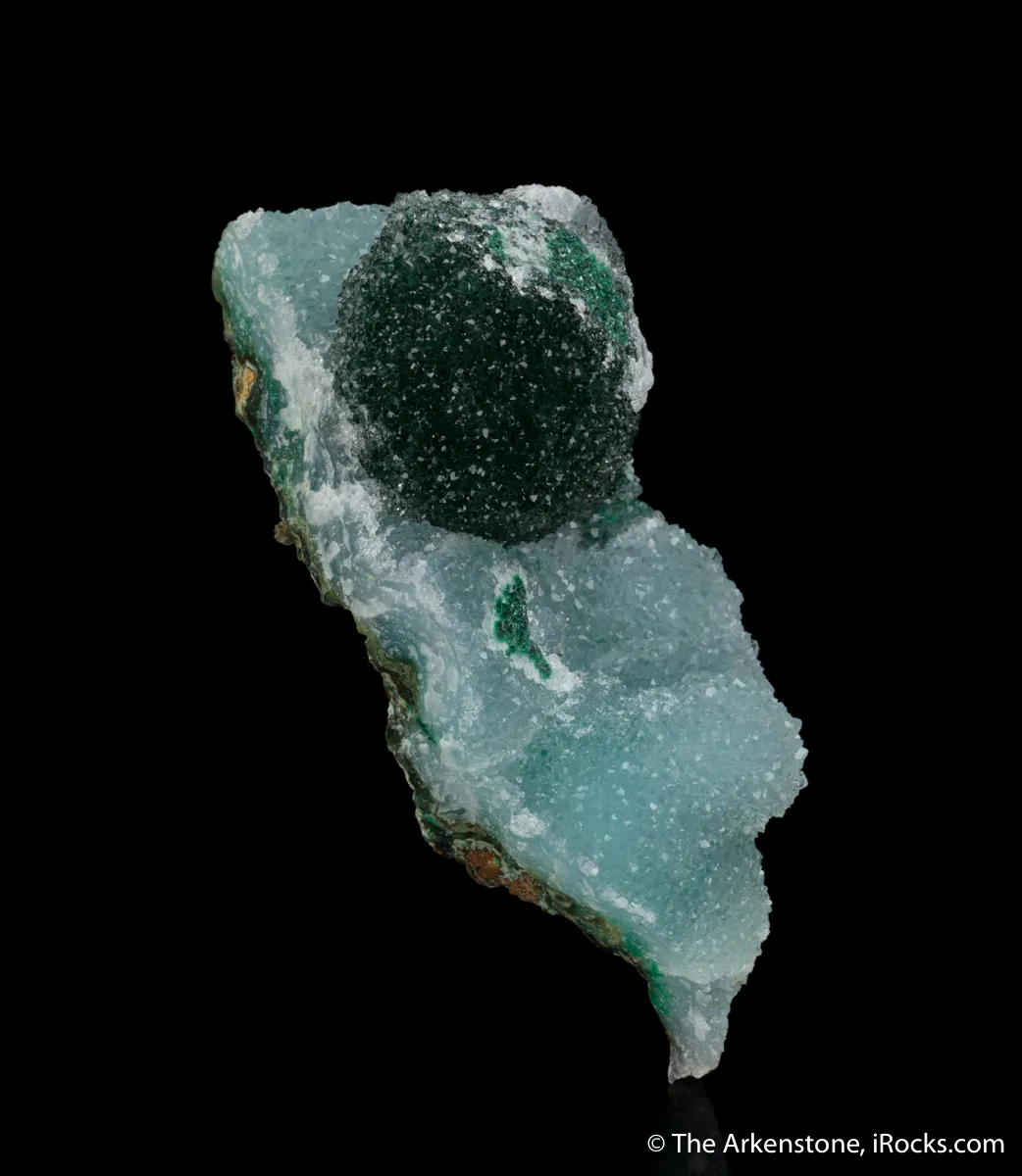 Malachite with Quartz - image 2