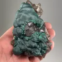 Malachite with Quartz - image 2