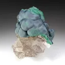 Malachite with Quartz - image 1
