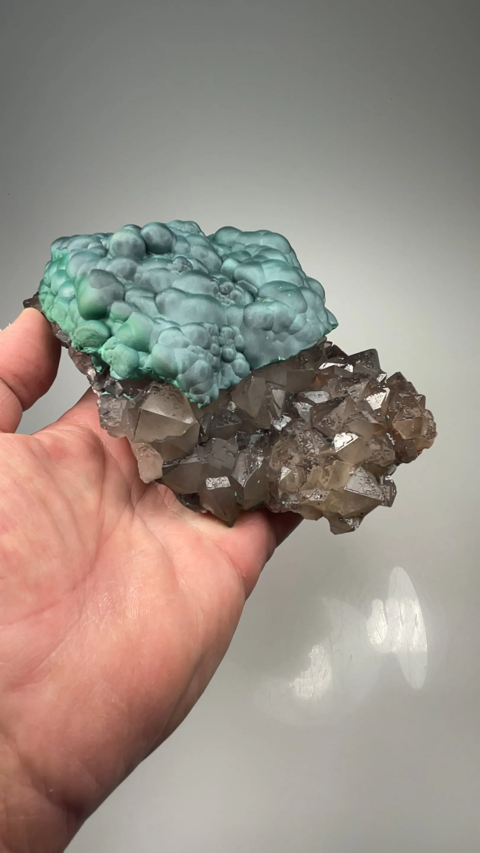 Malachite with Quartz - image 2